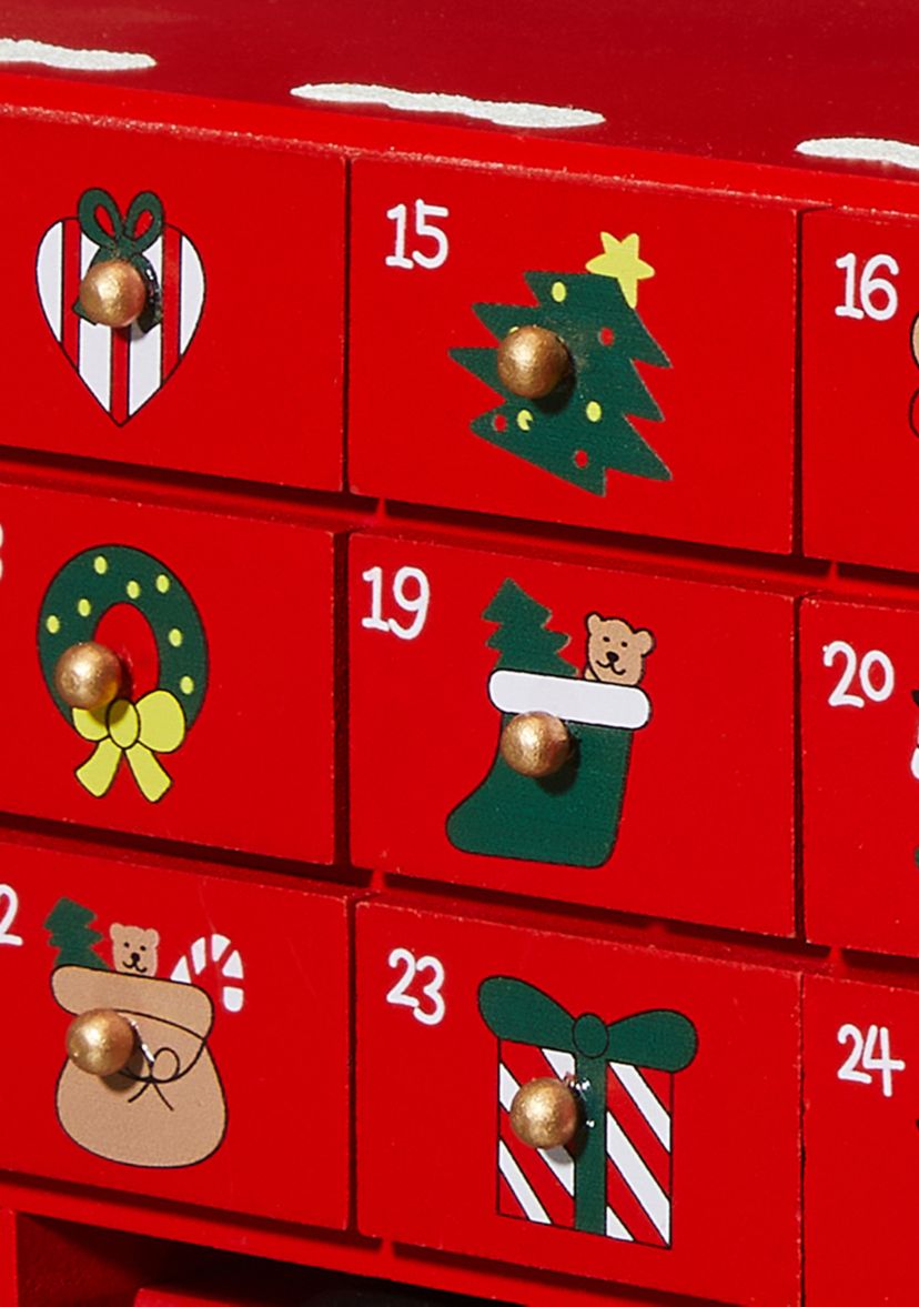 Wooden Christmas Truck Countdown