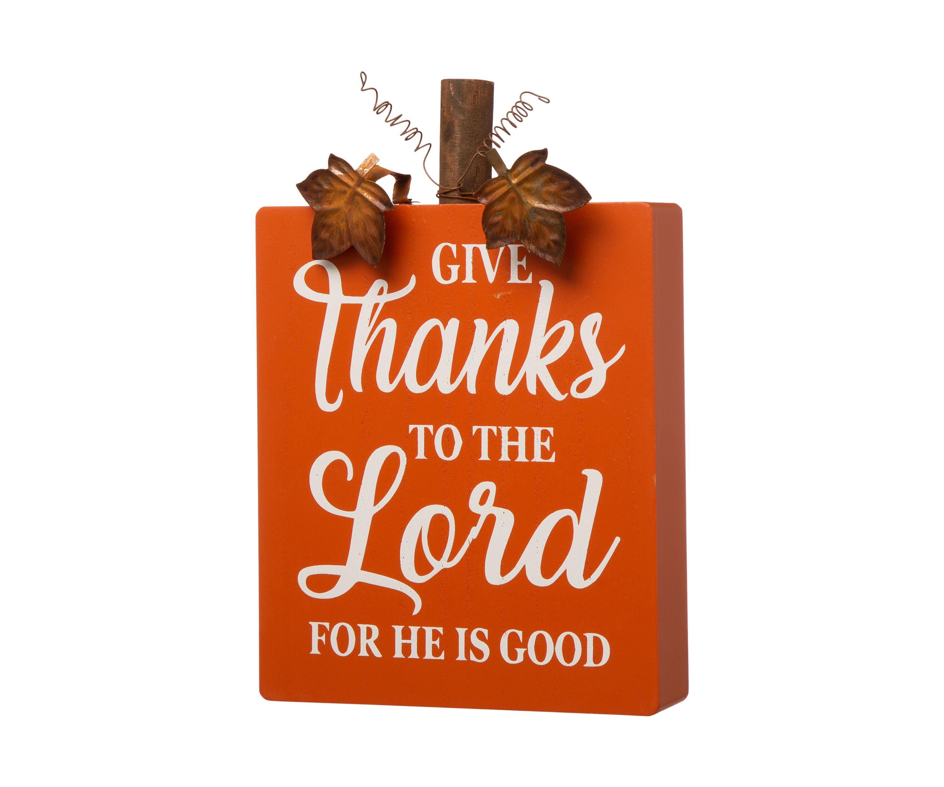Fall Wooden Pumpkin Table Décor
