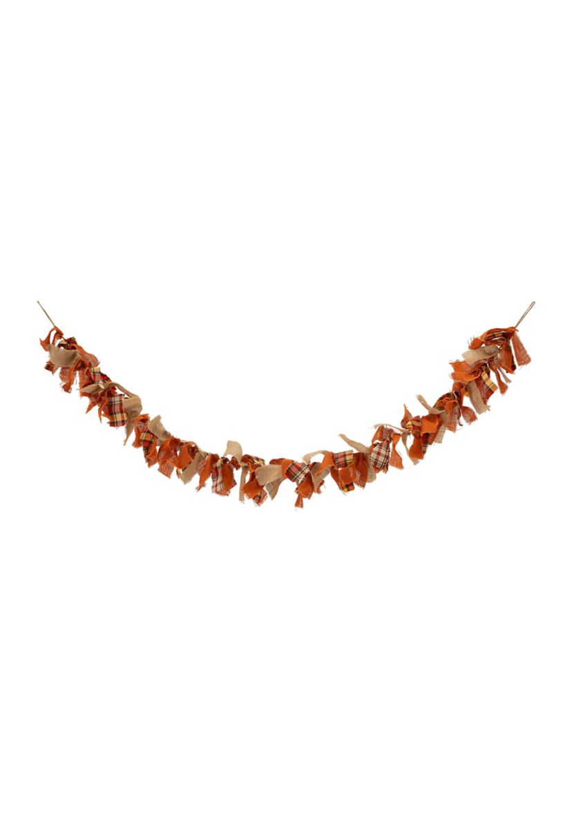 Fall Fabric Plaid Garland