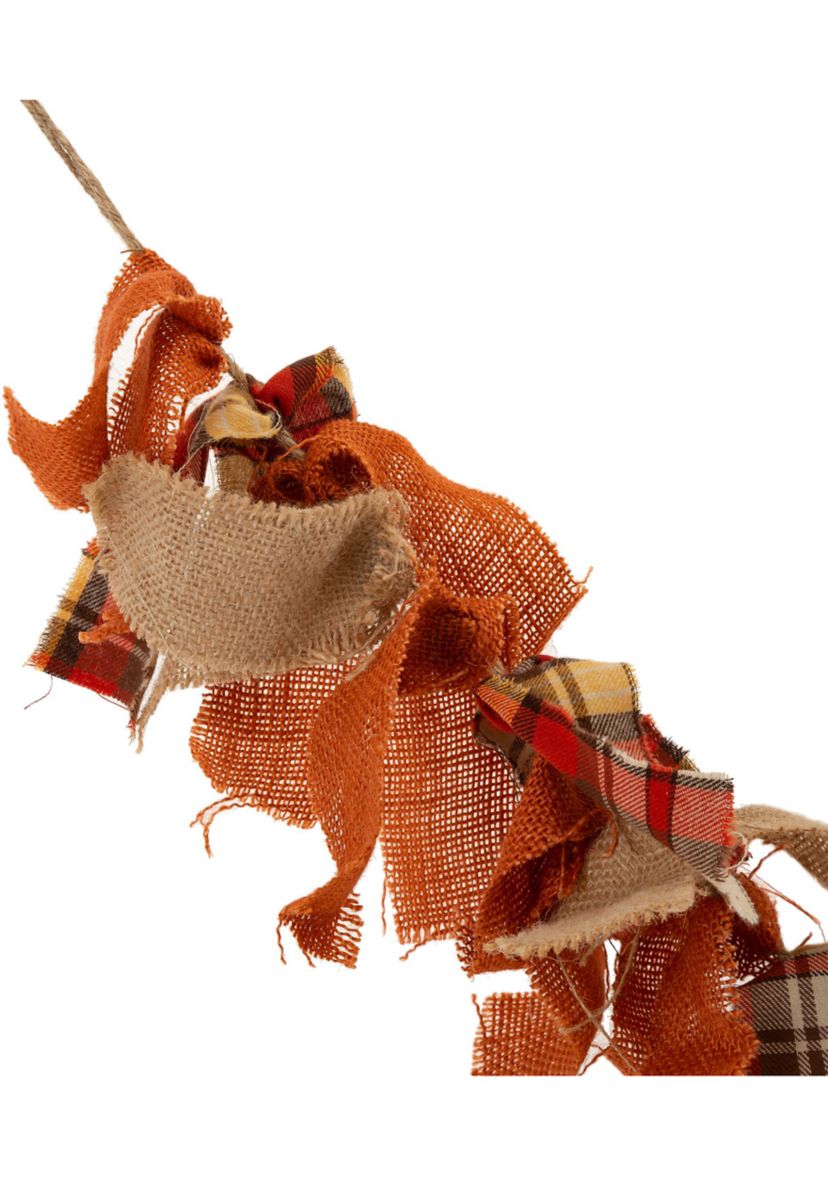 Fall Fabric Plaid Garland