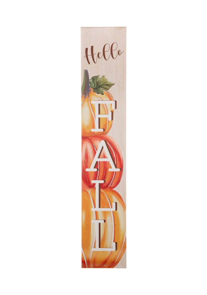 42 Inch Fall Wooden Porch Sign