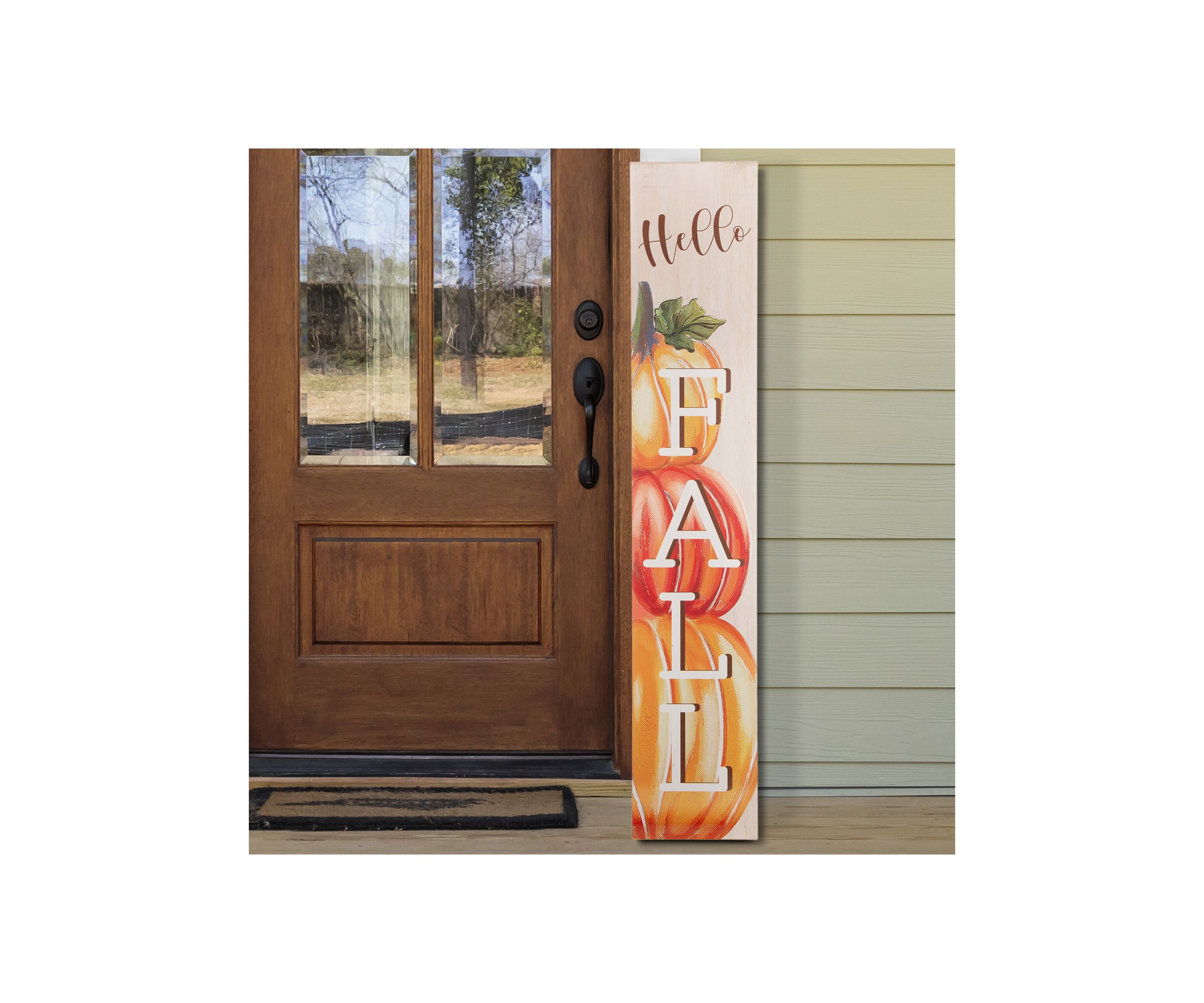 42 Inch Fall Wooden Porch Sign