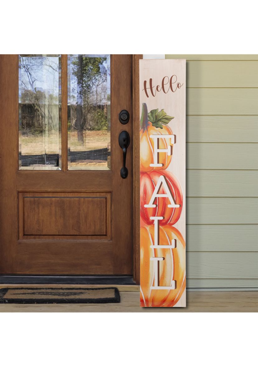 42 Inch Fall Wooden Porch Sign