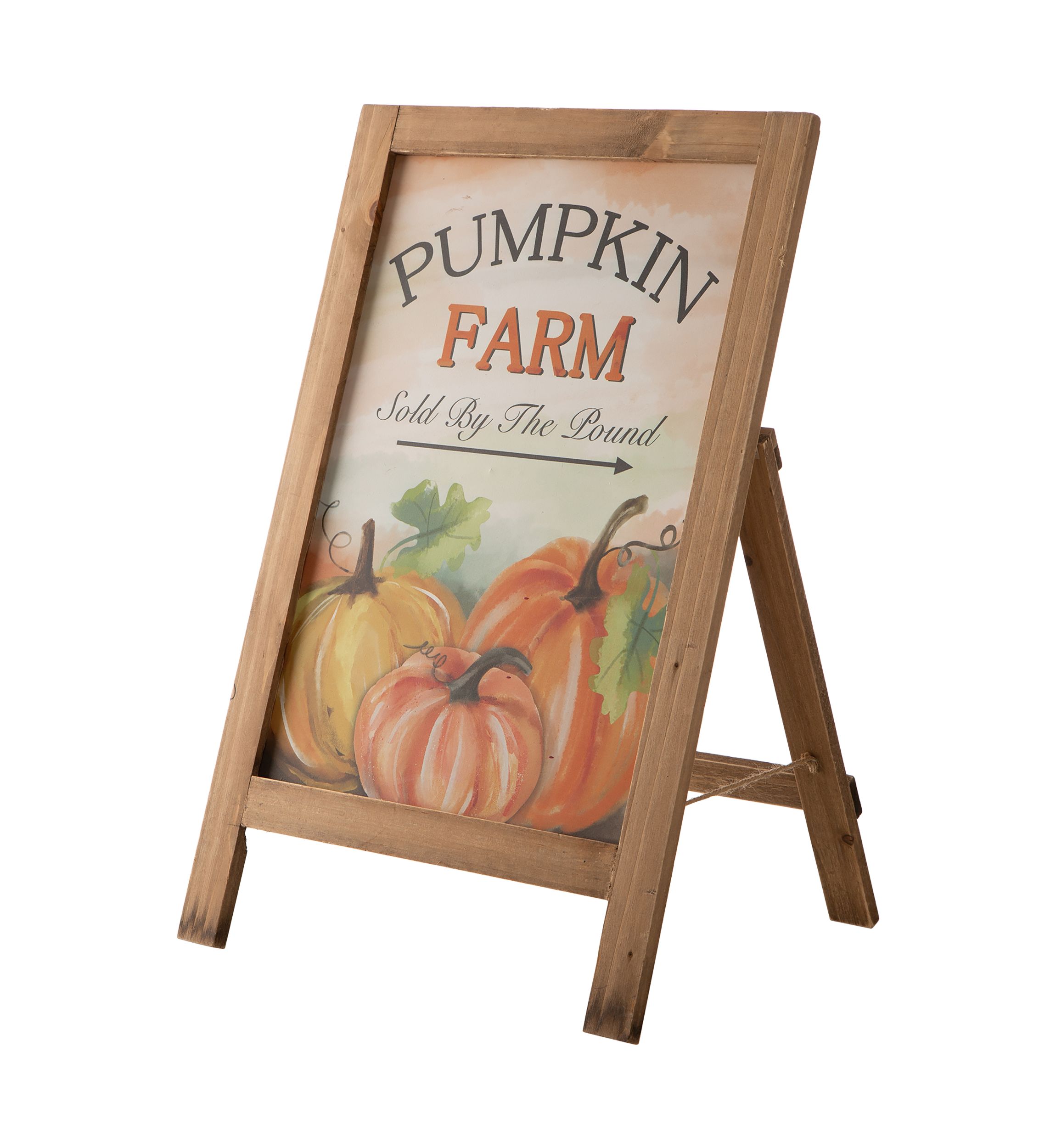 24 Inch Fall Wooden Porch Sign / Standing Décor