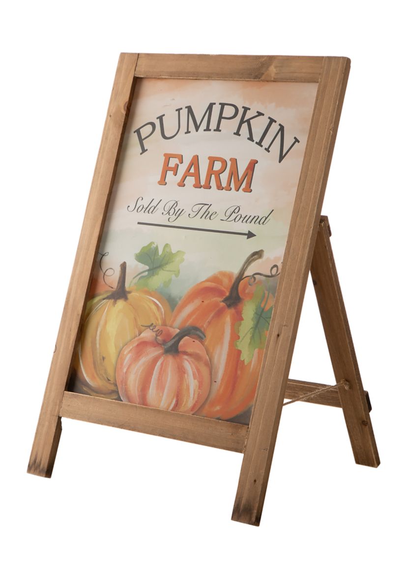 24 Inch Fall Wooden Porch Sign / Standing Décor
