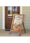 24 Inch Fall Wooden Porch Sign / Standing Décor