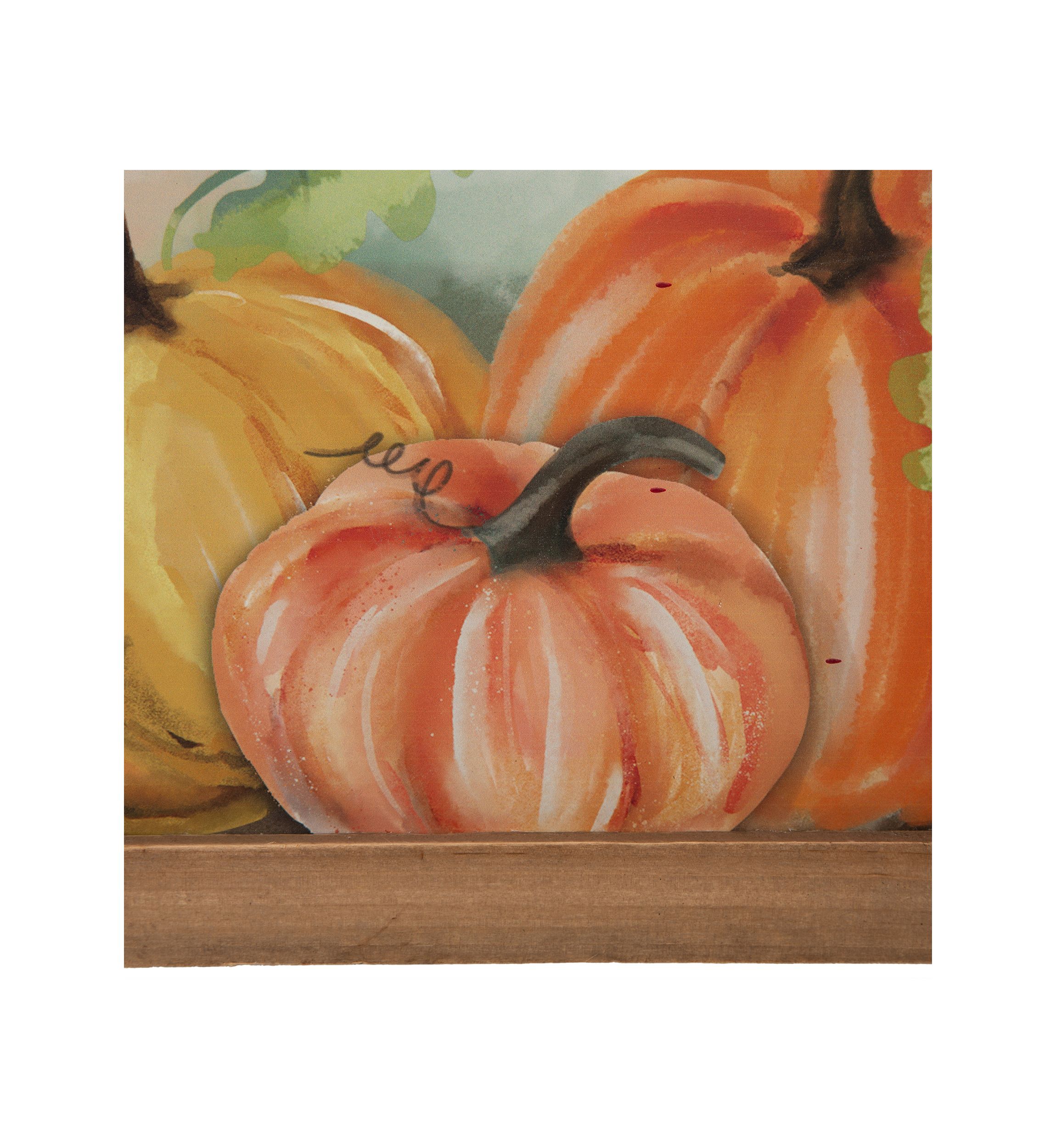 24 Inch Fall Wooden Porch Sign / Standing Décor