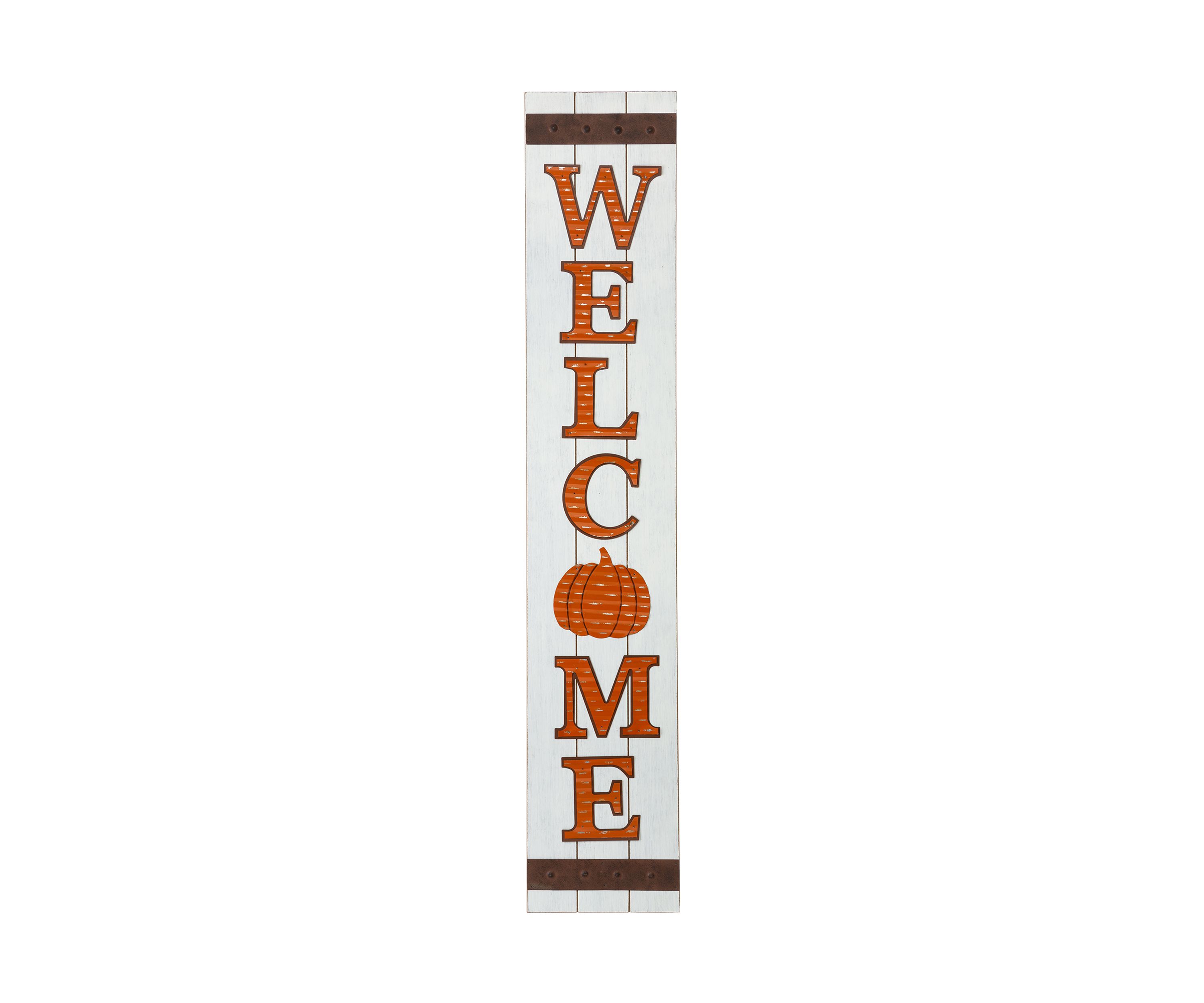 42 Inch Fall Wooden "WELCOME" Porch Sign