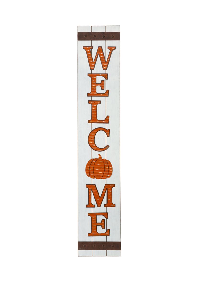 42 Inch Fall Wooden "WELCOME" Porch Sign