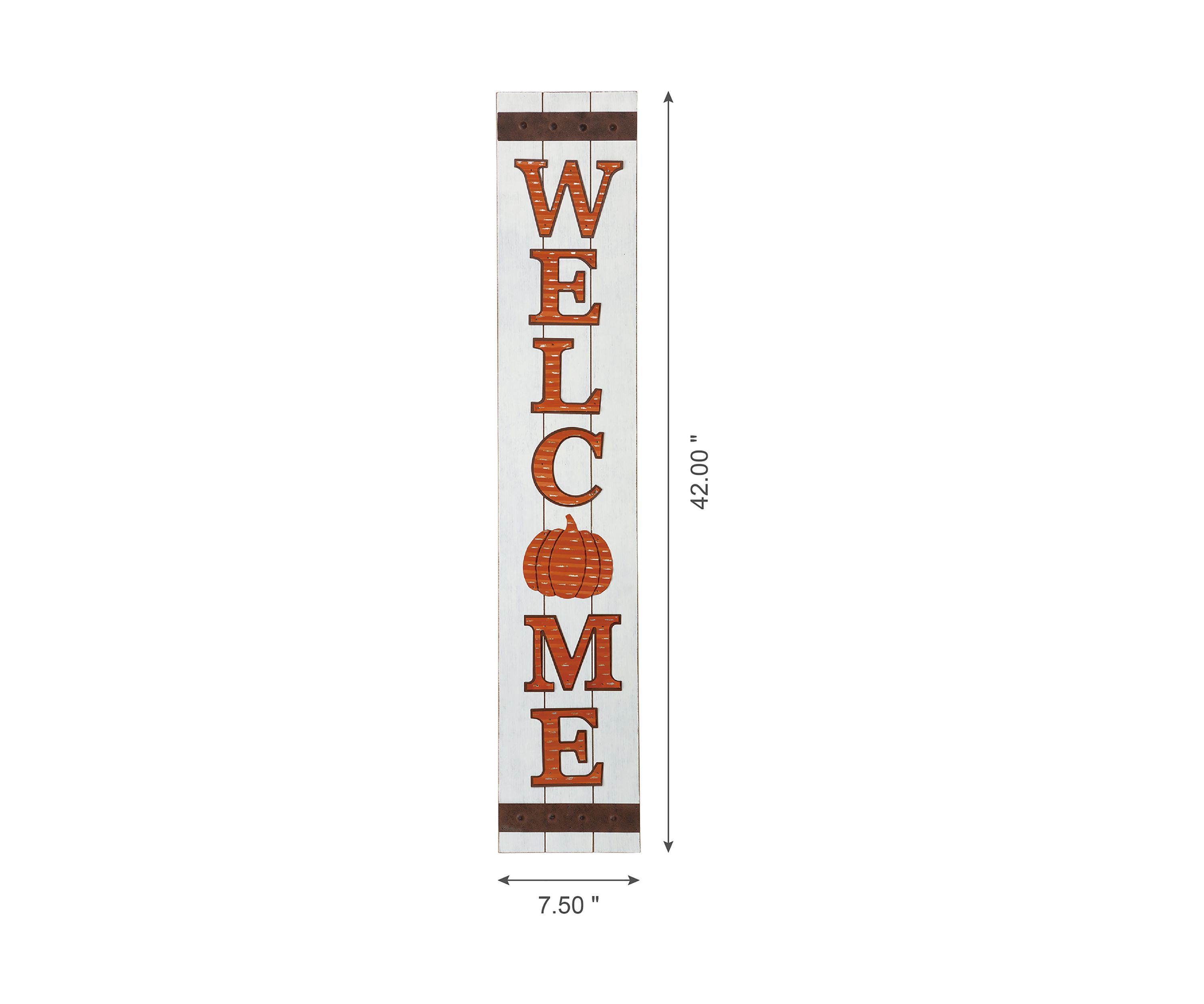 42 Inch Fall Wooden "WELCOME" Porch Sign