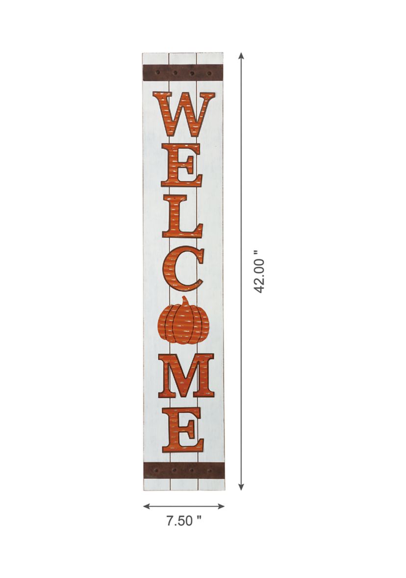 42 Inch Fall Wooden "WELCOME" Porch Sign