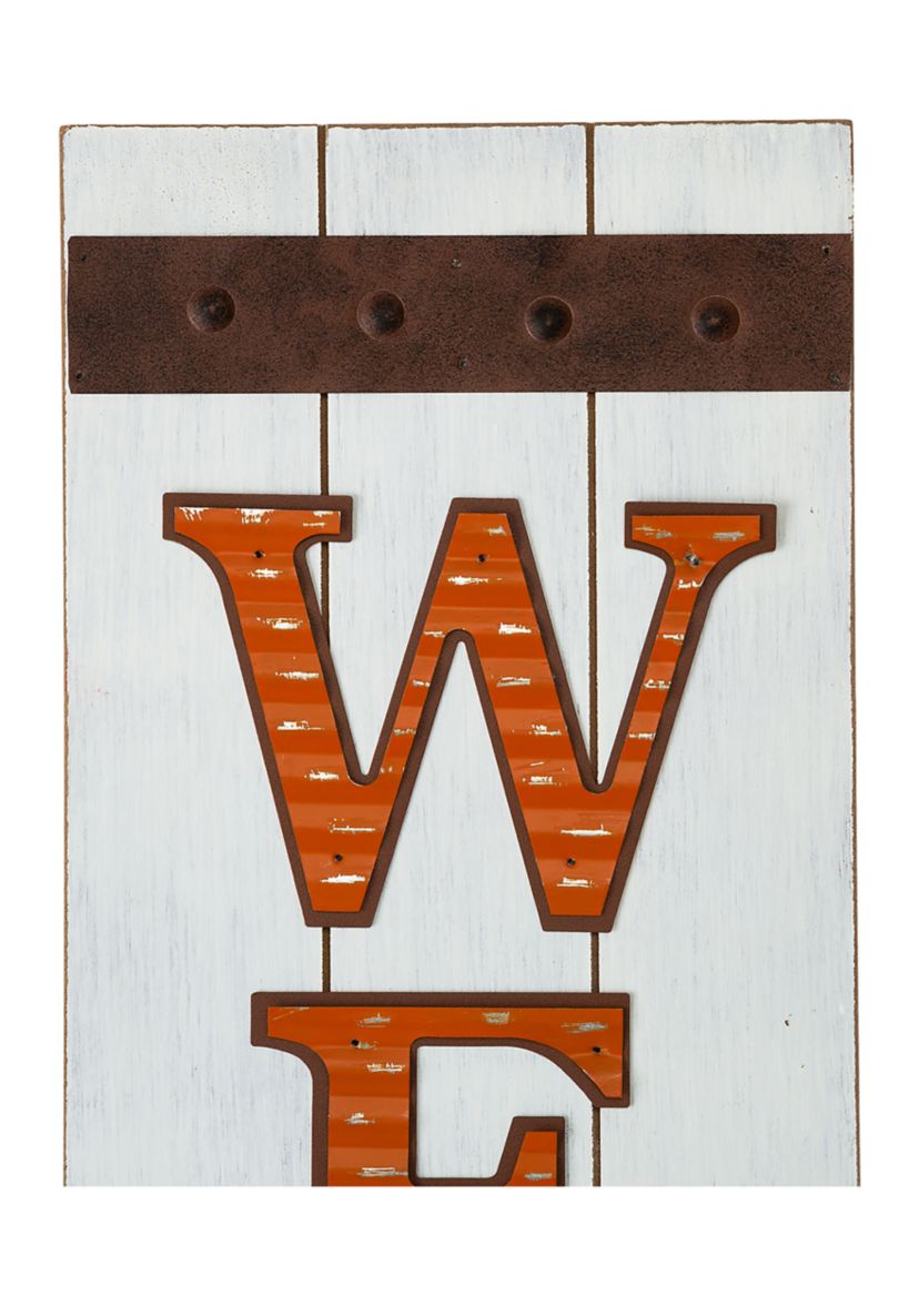 42 Inch Fall Wooden "WELCOME" Porch Sign