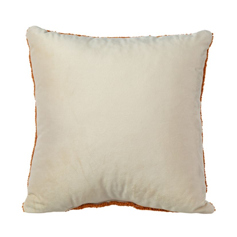14H Fall Hooked Pumpkin  Pillow
