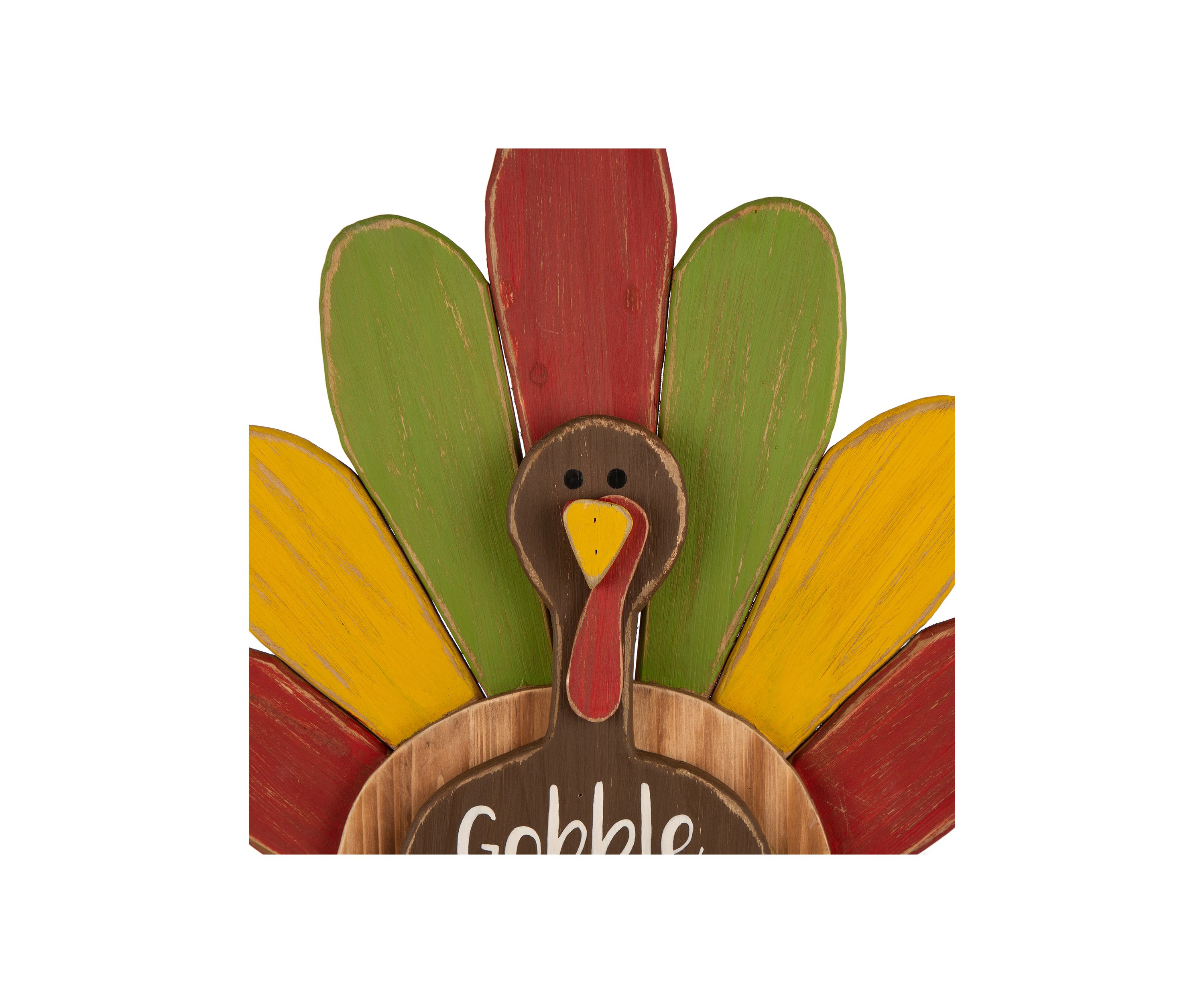Thanksgiving Wooden Turkey Standing Décor