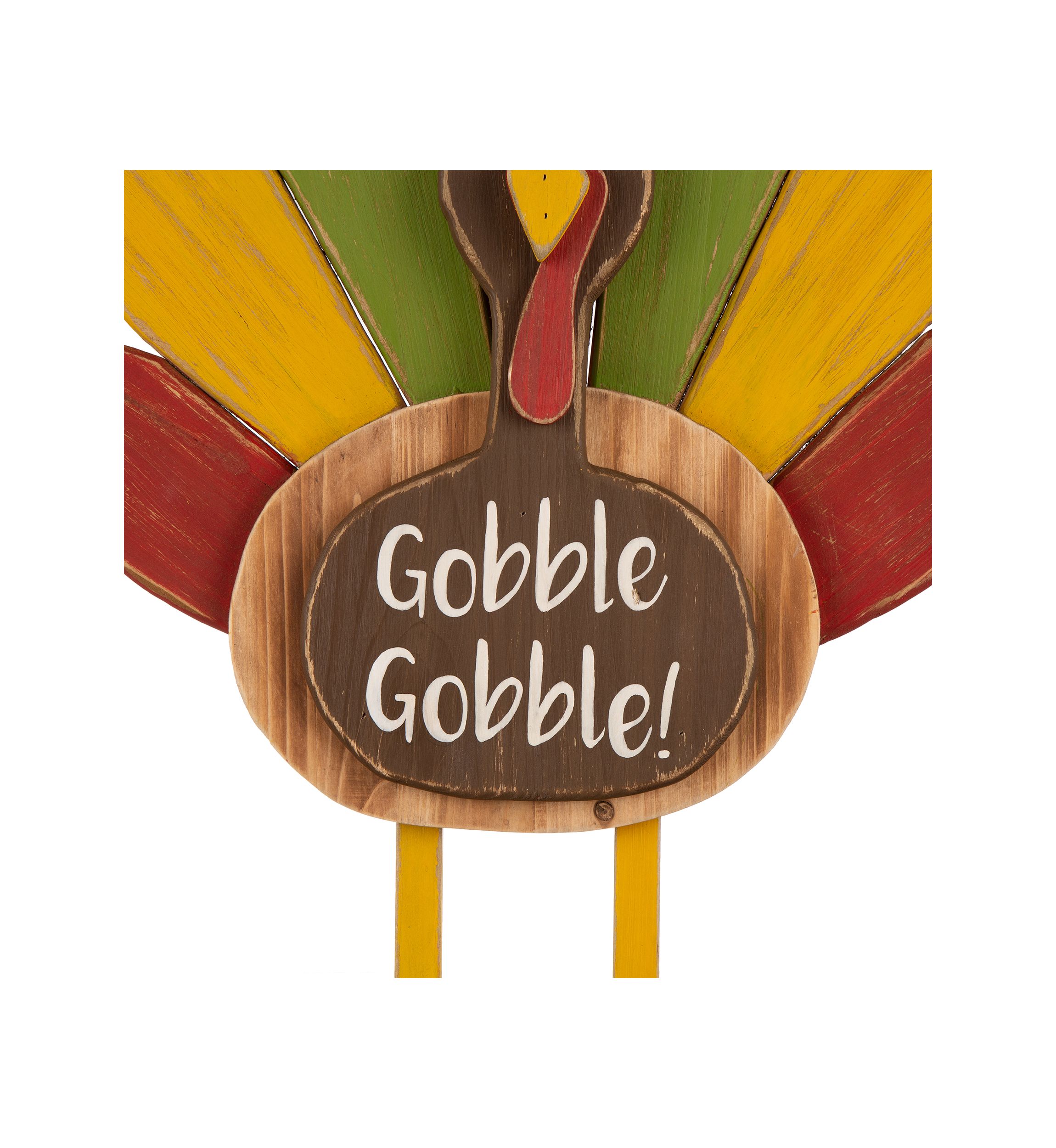 Thanksgiving Wooden Turkey Standing Décor