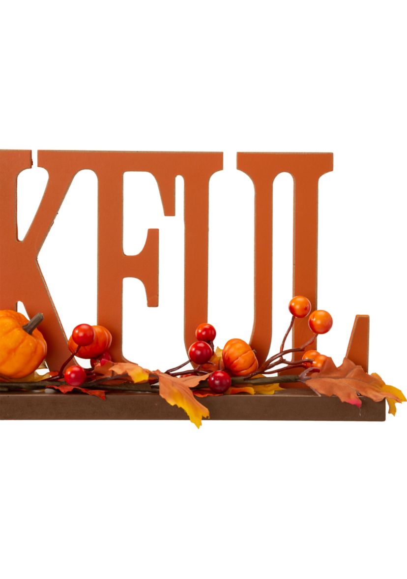 Thankful Wooden Table Décor