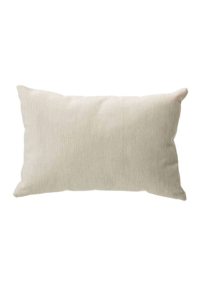 Faux Burlap Thanksgiving Croissant Pillow