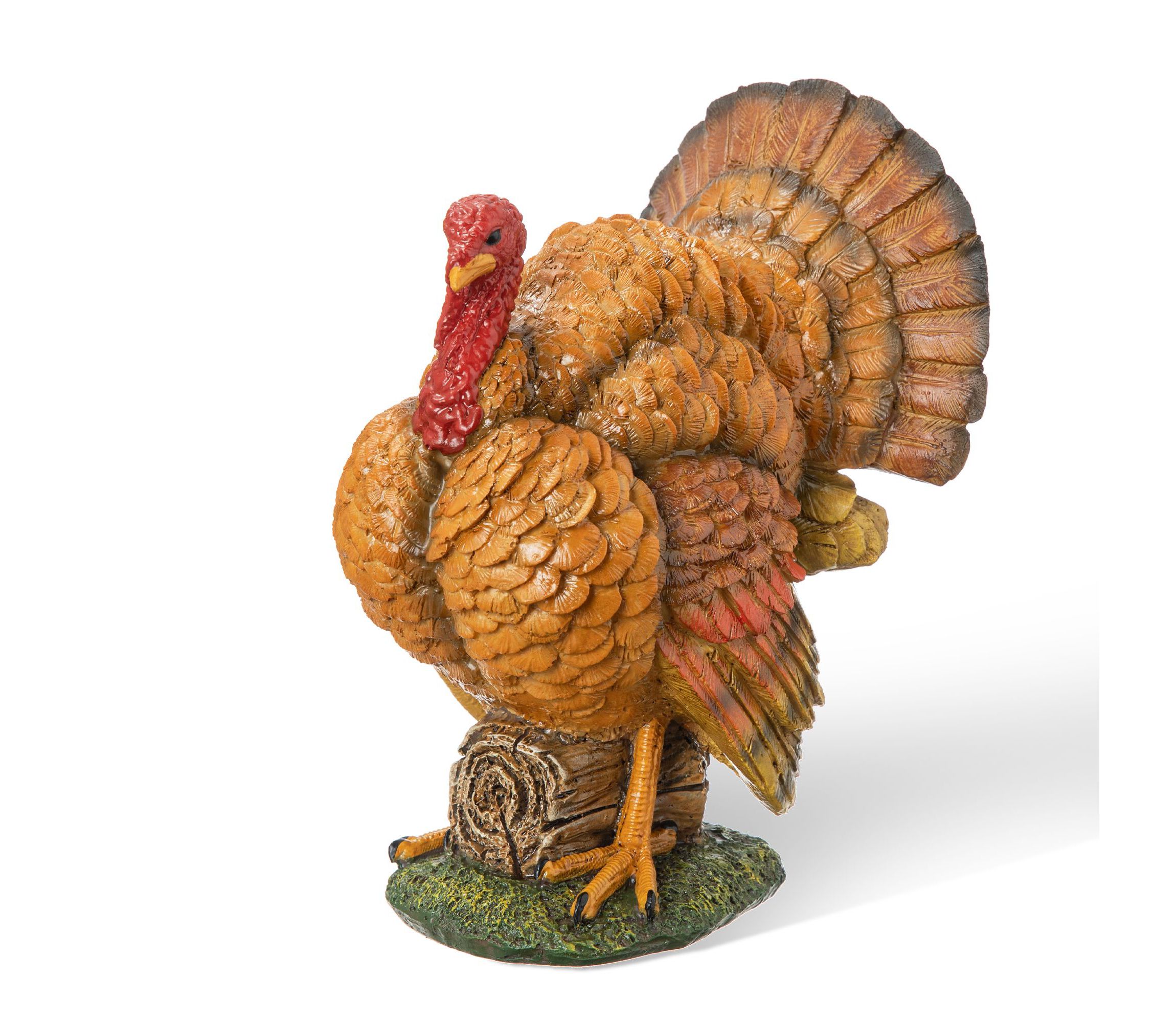 9.5"H Thanksgiving Resin Turkey Table Decor