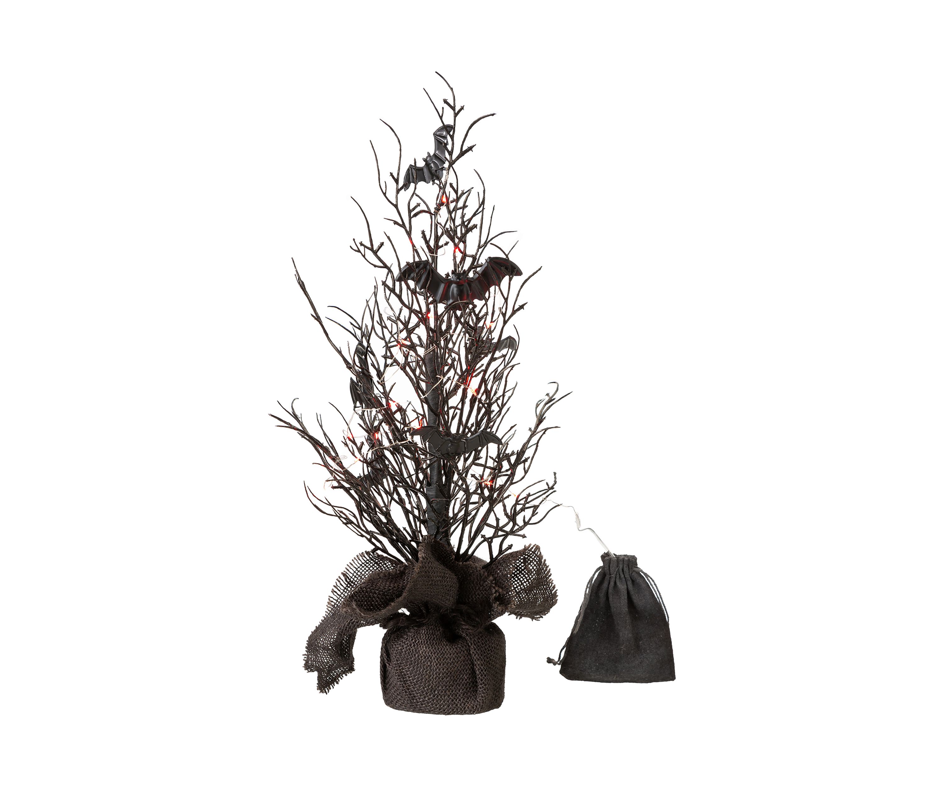 Halloween Lighted Bats Table Tree Décor