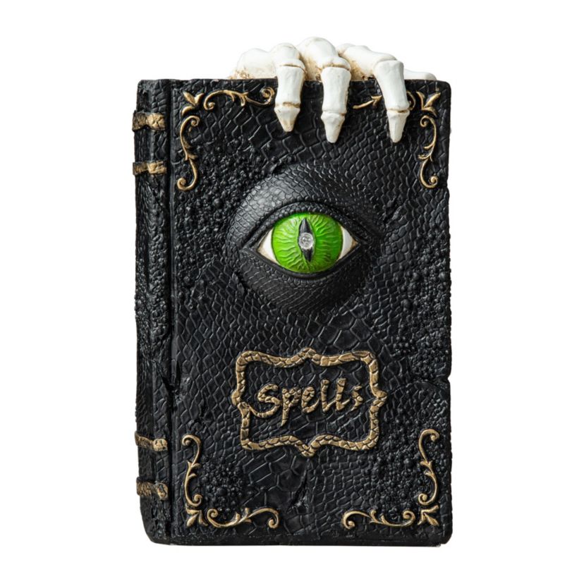 7.75"H Halloween Lighted Ghostbuster Resin Book