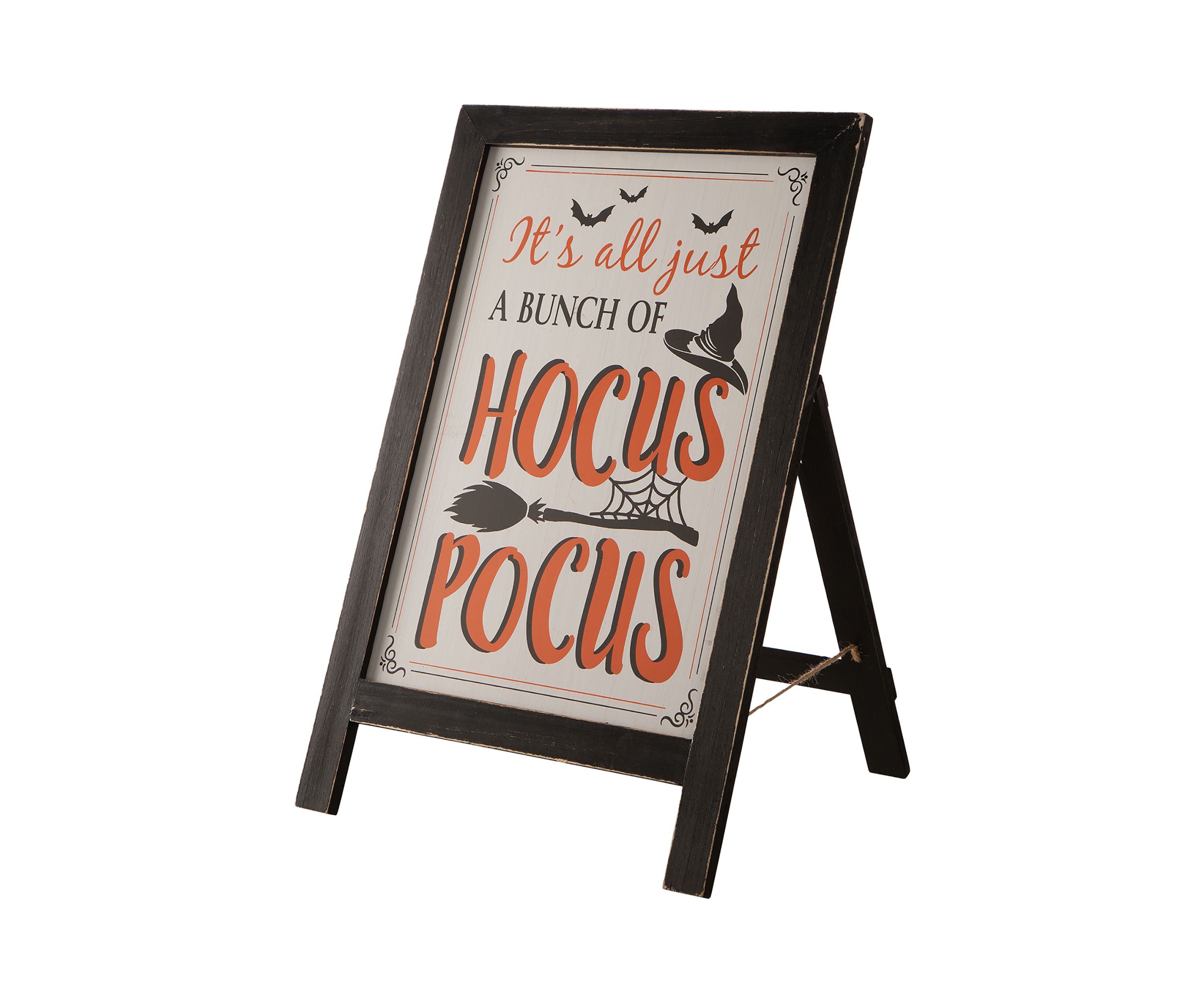 Halloween Wooden Standing Easel Sign Décor or Hanging Décor