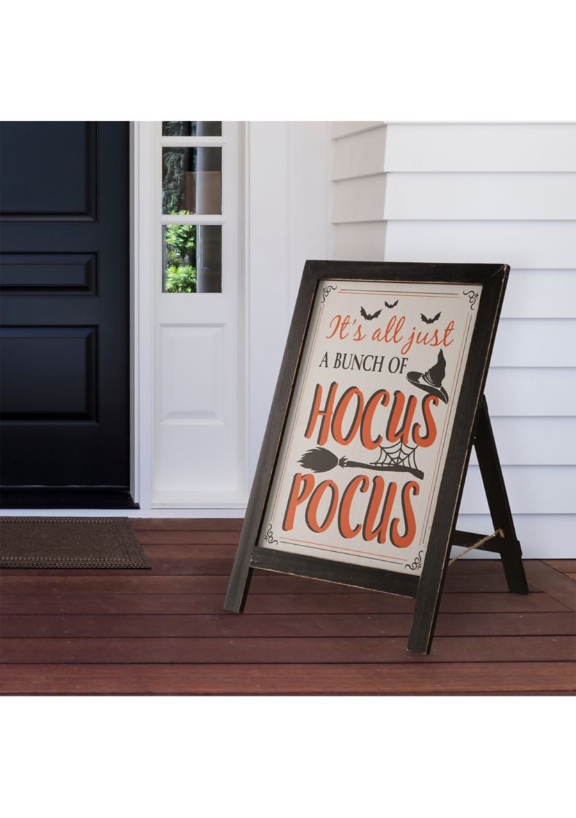 Halloween Wooden Standing Easel Sign Décor or Hanging Décor