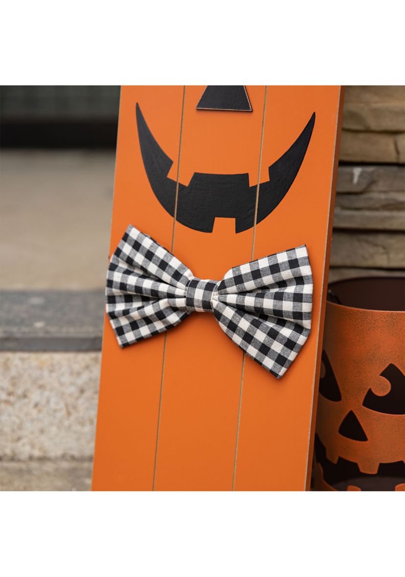 Double Sided Wooden Scarecrow/Pumpkin Porch Decor Halloween and Fall