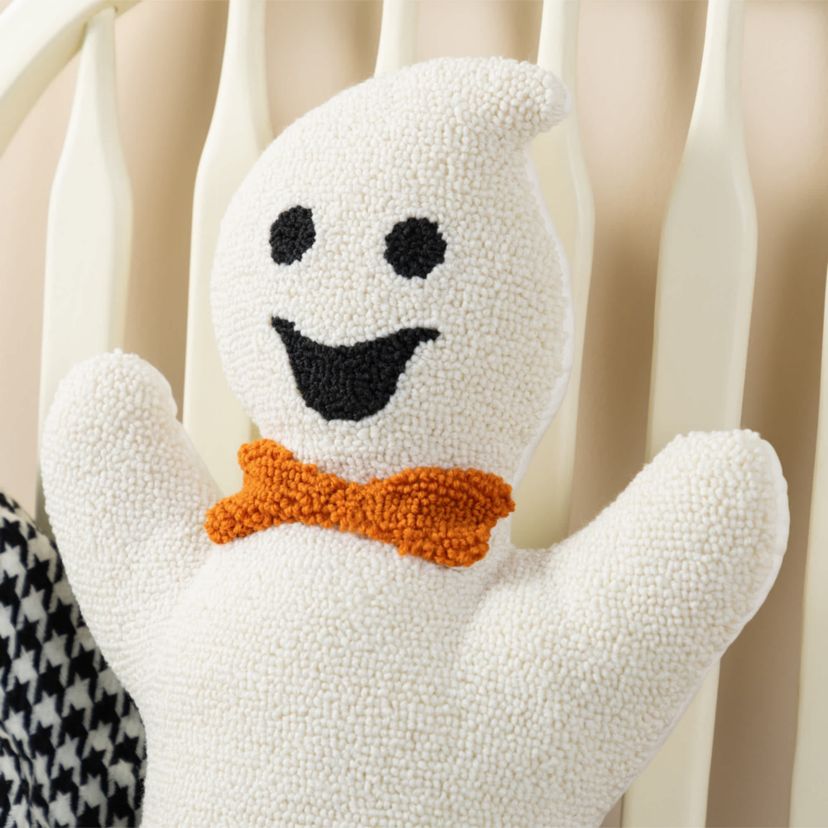 18"H Halloween Hooked Ghost Shaped  Pillow