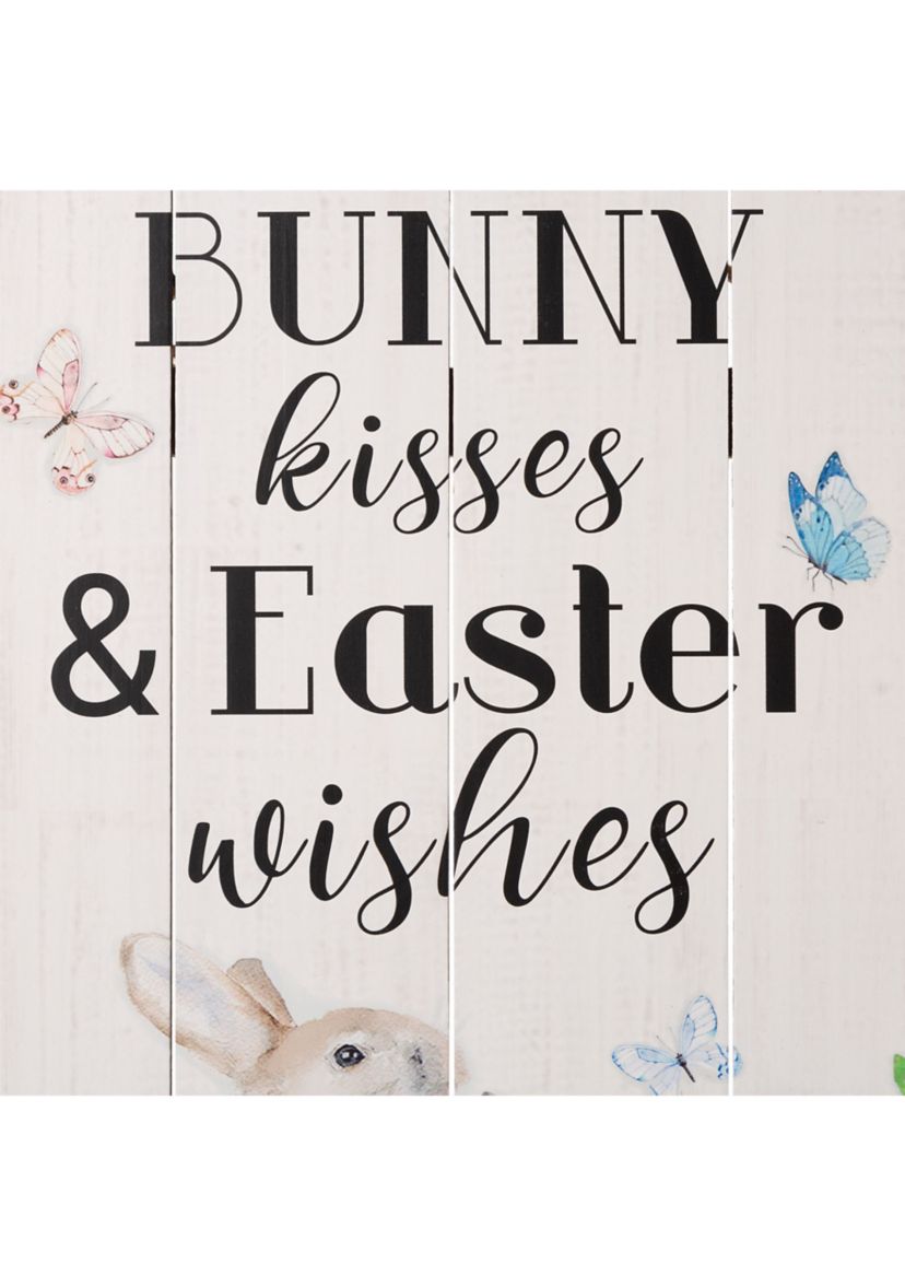 Easter Wooden Bunny Wall Decor