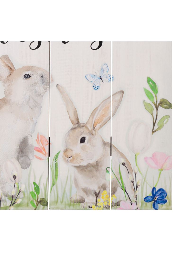 Easter Wooden Bunny Wall Decor