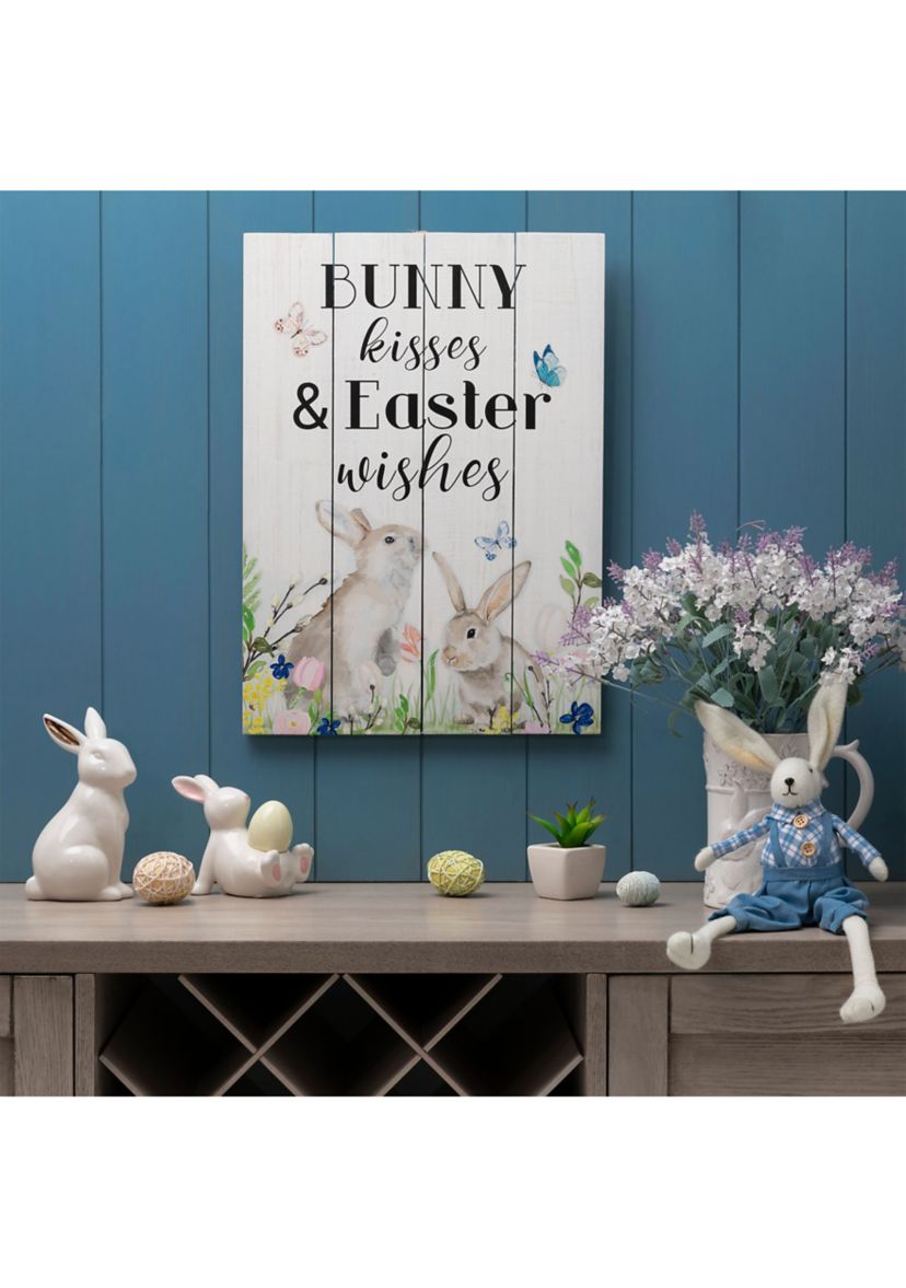 Easter Wooden Bunny Wall Decor