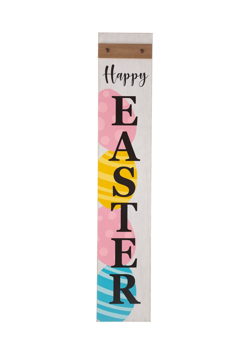 Wooden "HAPPY EASTER" Porch Sign