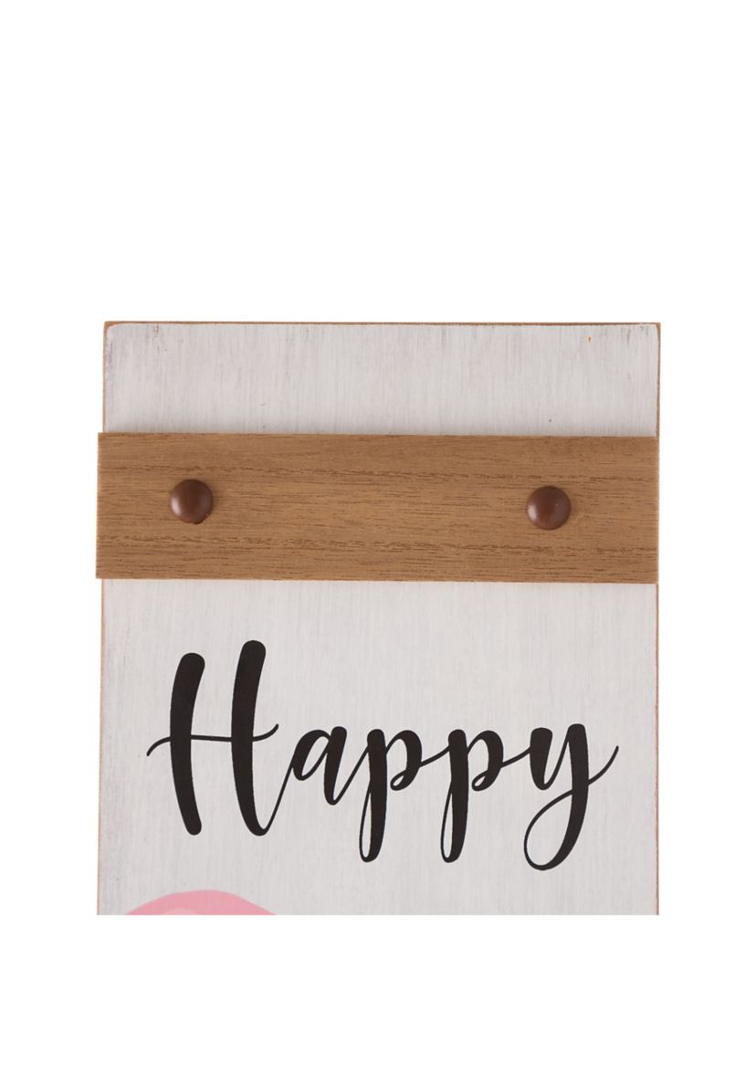 Wooden "HAPPY EASTER" Porch Sign