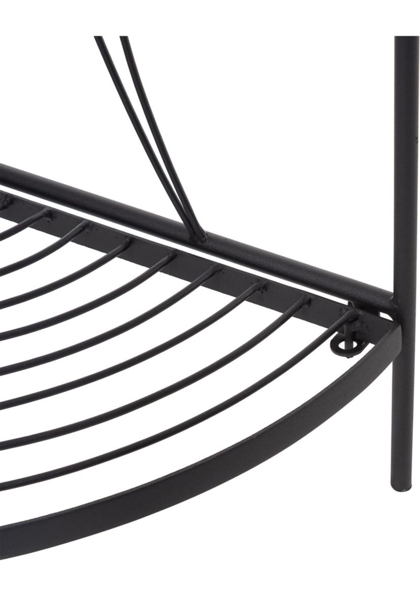 3-Tiered Metal Corner Shelf Plant Stand