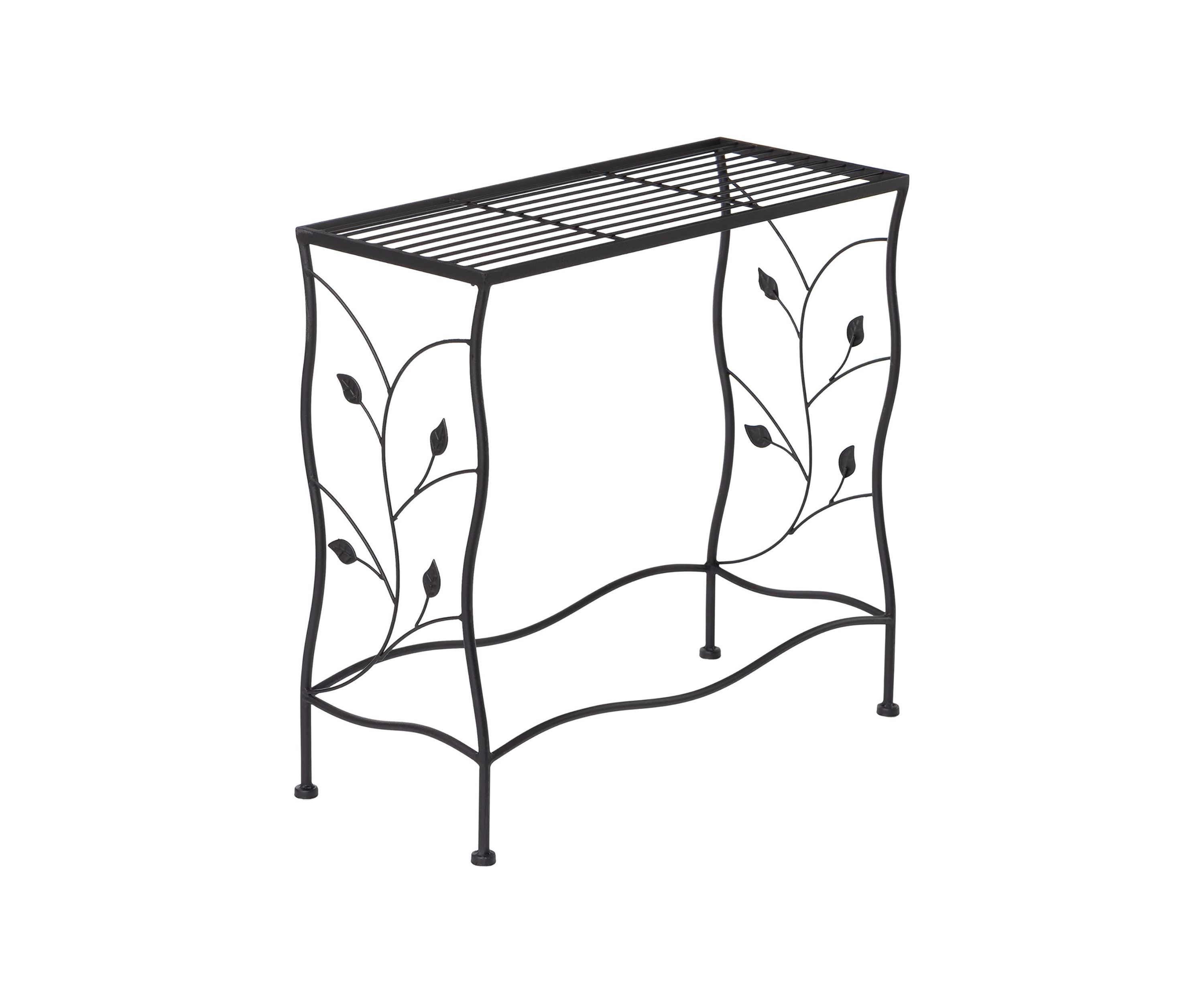 Set of 3 Rectangular Nesting Metal Plant Stand