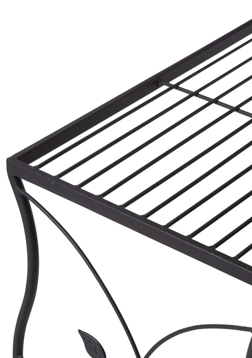 Set of 3 Rectangular Nesting Metal Plant Stand