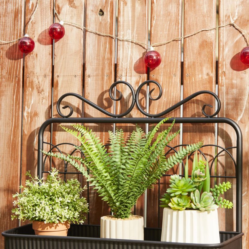 68"H 3-Tiered Black Metal Shelf Planter Stands or Storage RackLoad Capacity:Top/Middle/Bottom: 11LBS / 22 LBS / 22 LBS
