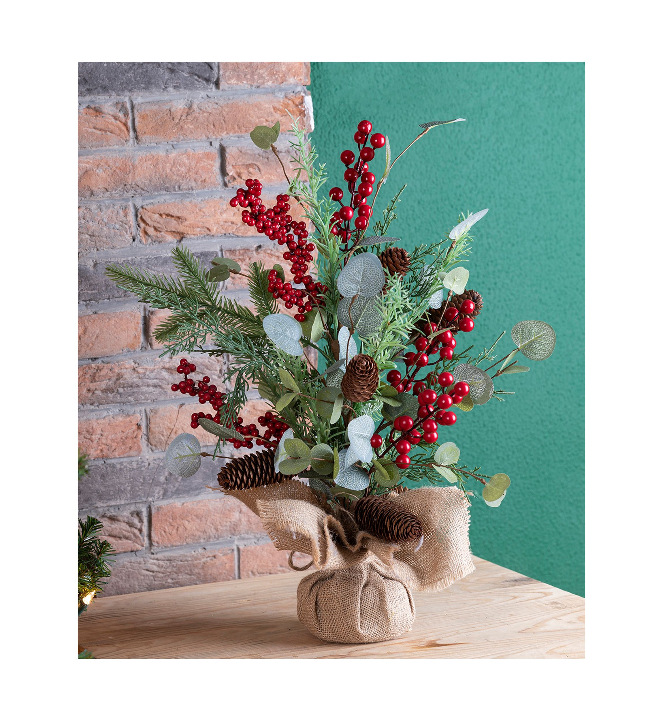Christmas Floral Table Tree Décor