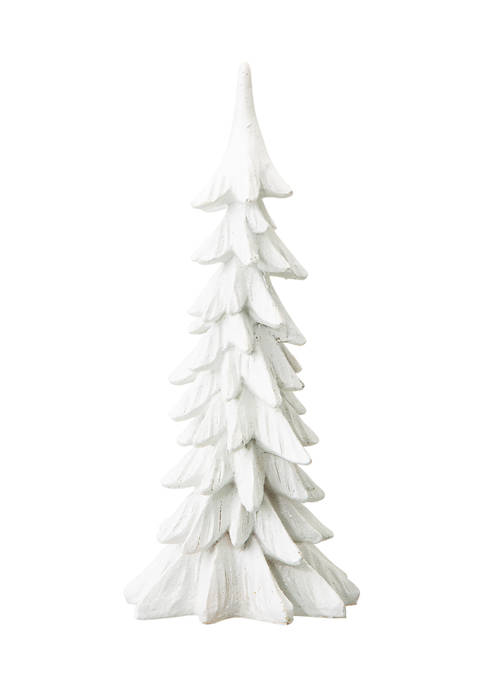 Glitzhome Resin Christmas Table Tree D&eacute;cor