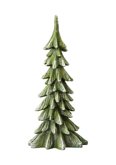 Glitzhome Resin Christmas Table Tree D&eacute;cor