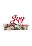 Christmas Metal Sign Floral/Centerpiece - Joy