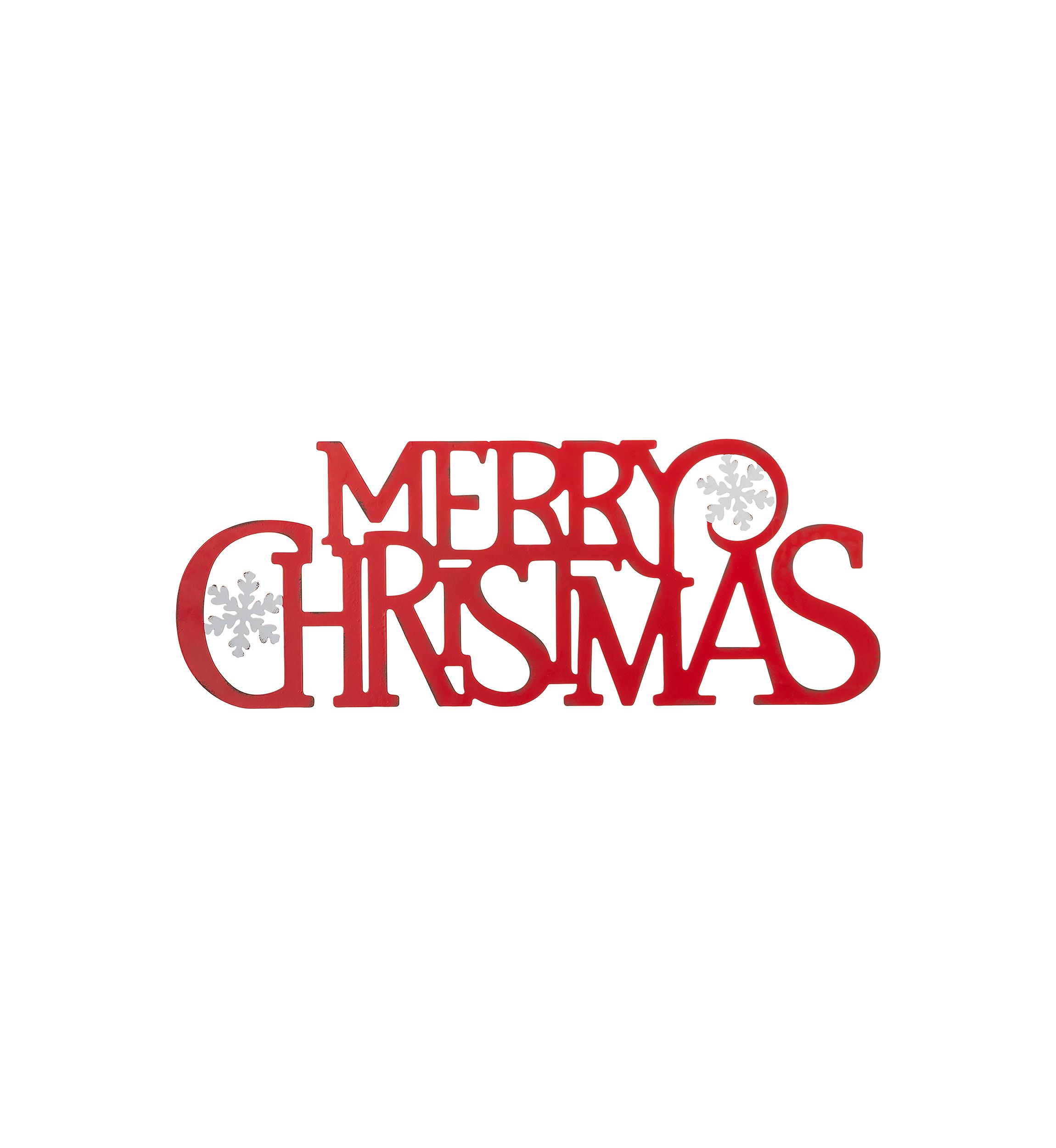Metal MERRY Christmas Wall Decor