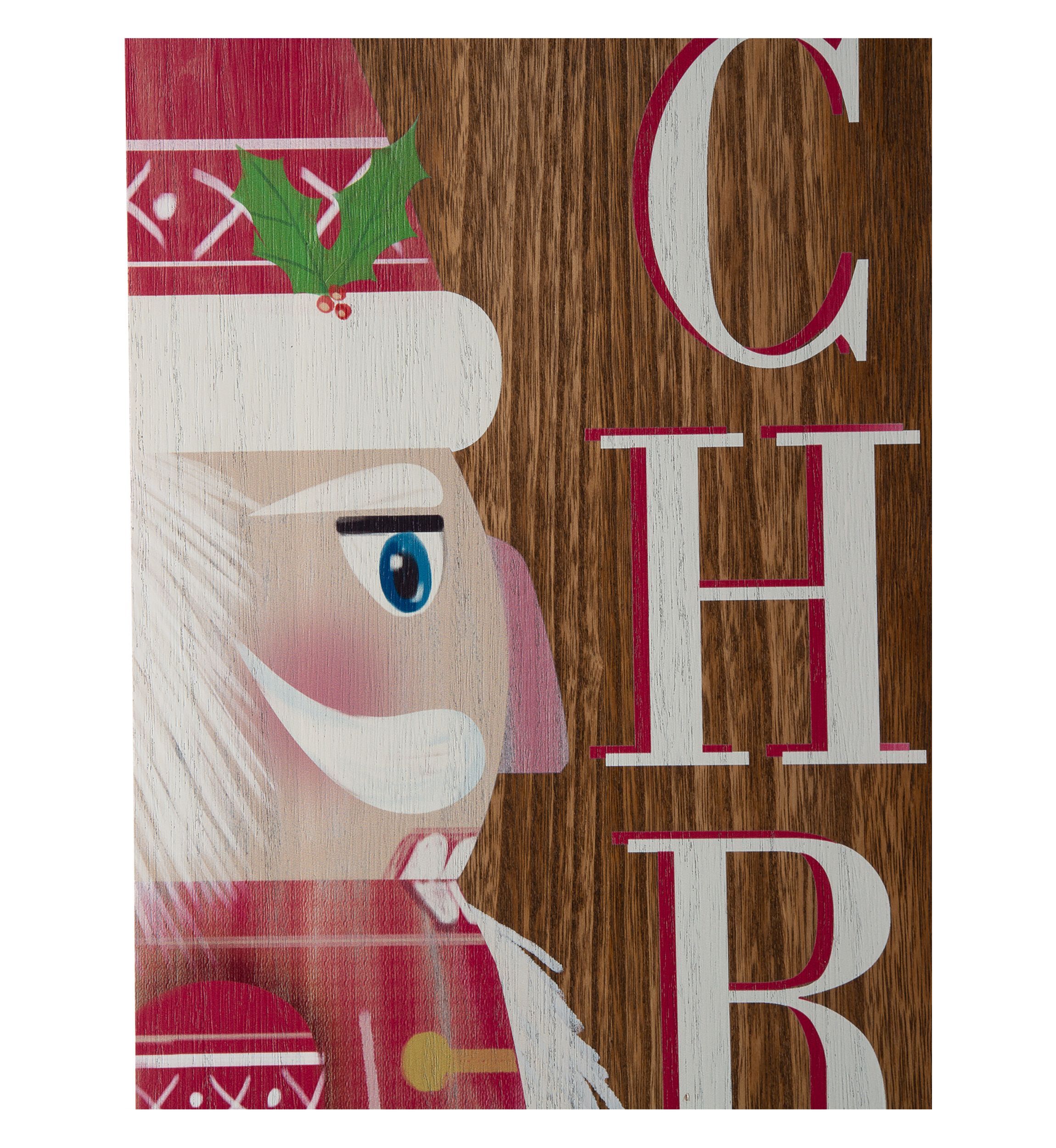 Wooden Christmas Nutcracker Porch Sign