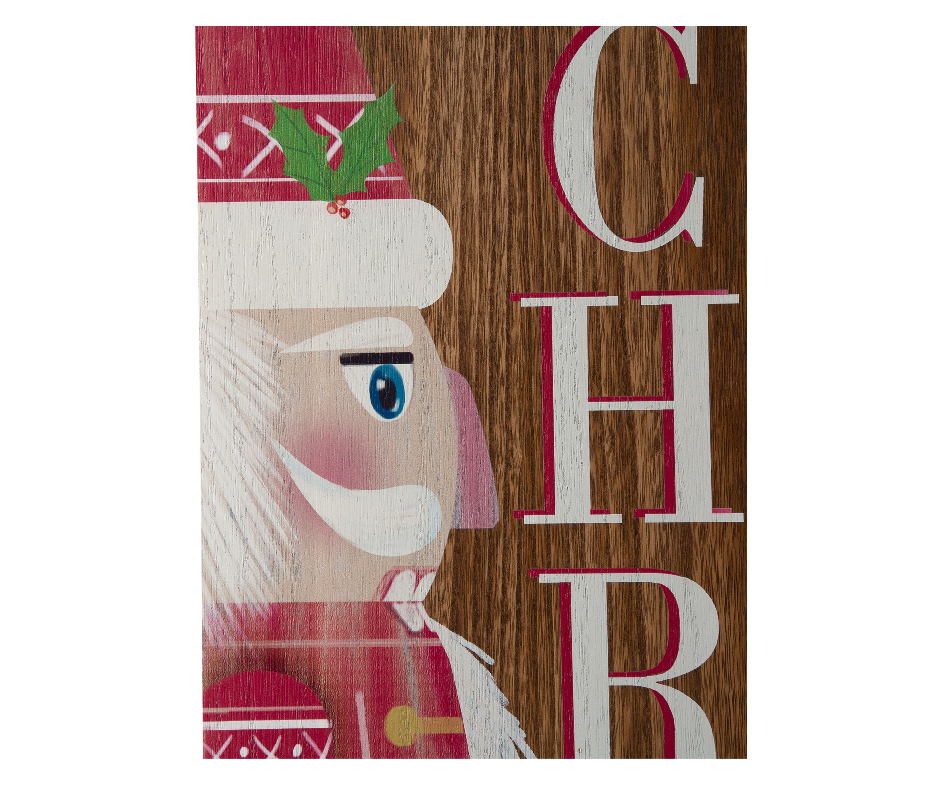 Wooden Christmas Nutcracker Porch Sign