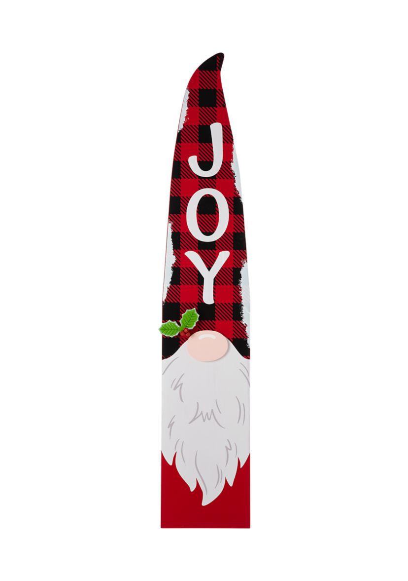 Wooden Christmas Gnome Porch Sign