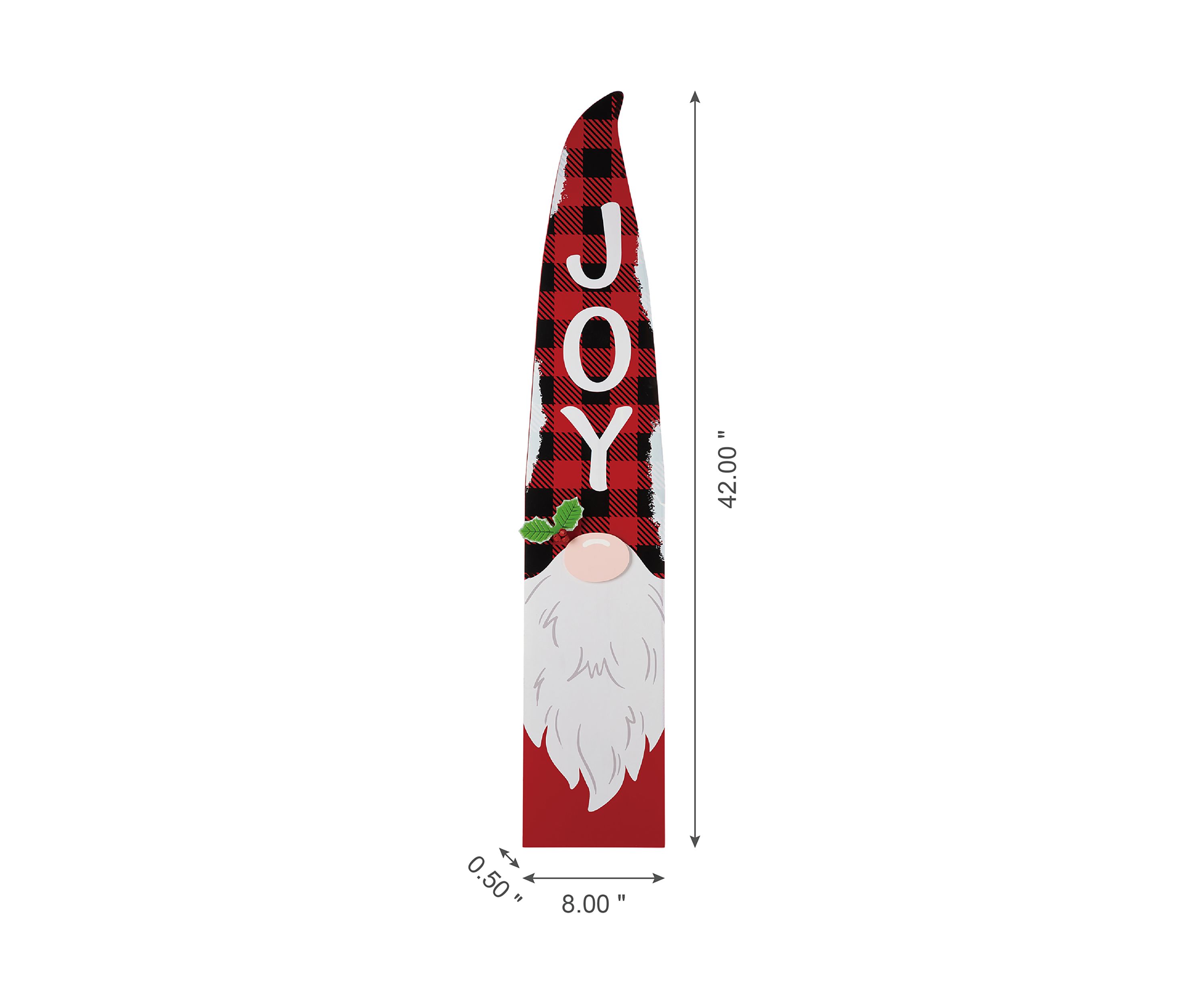 Wooden Christmas Gnome Porch Sign