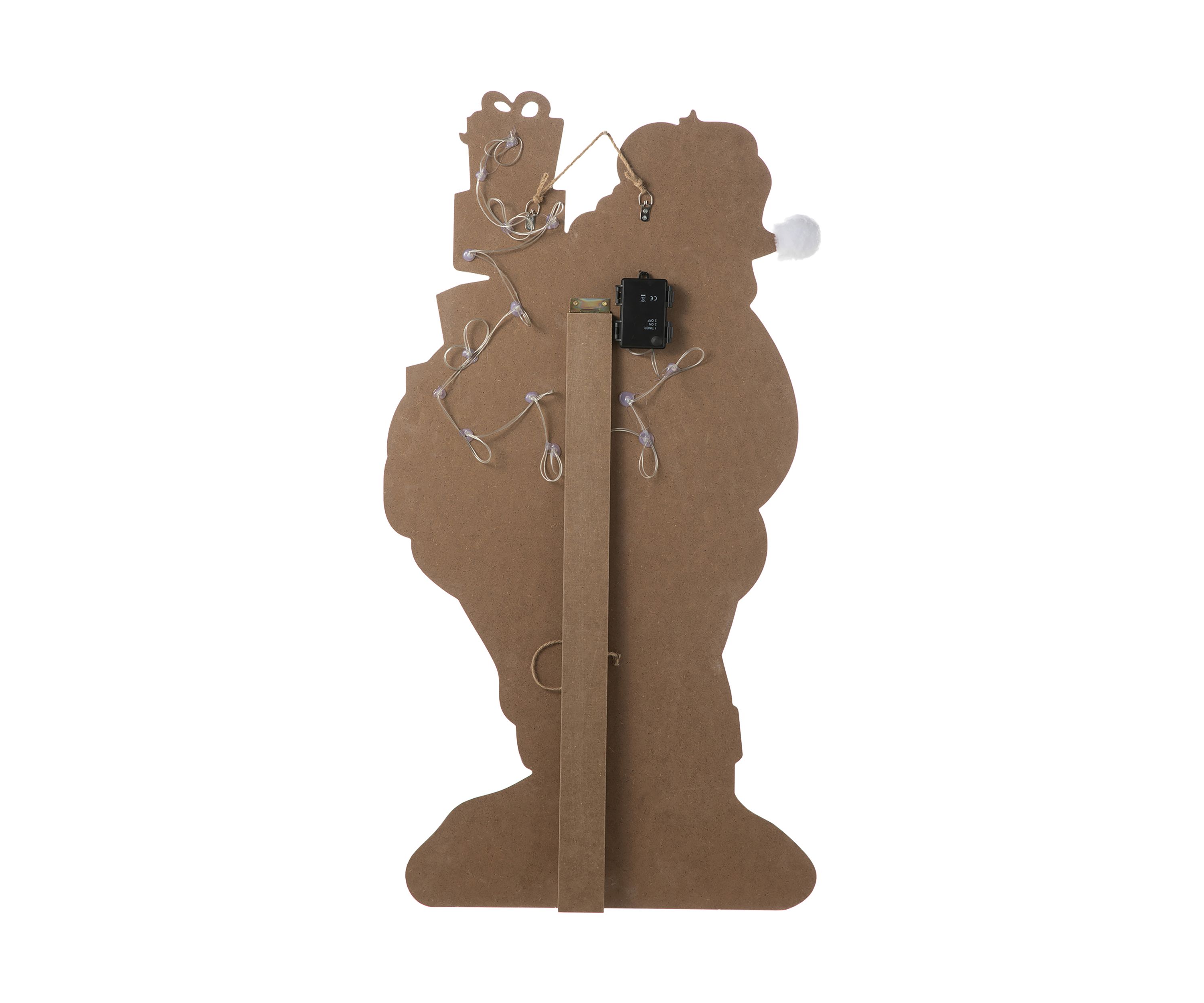 Wooden Santa Gifts Porch Decor
