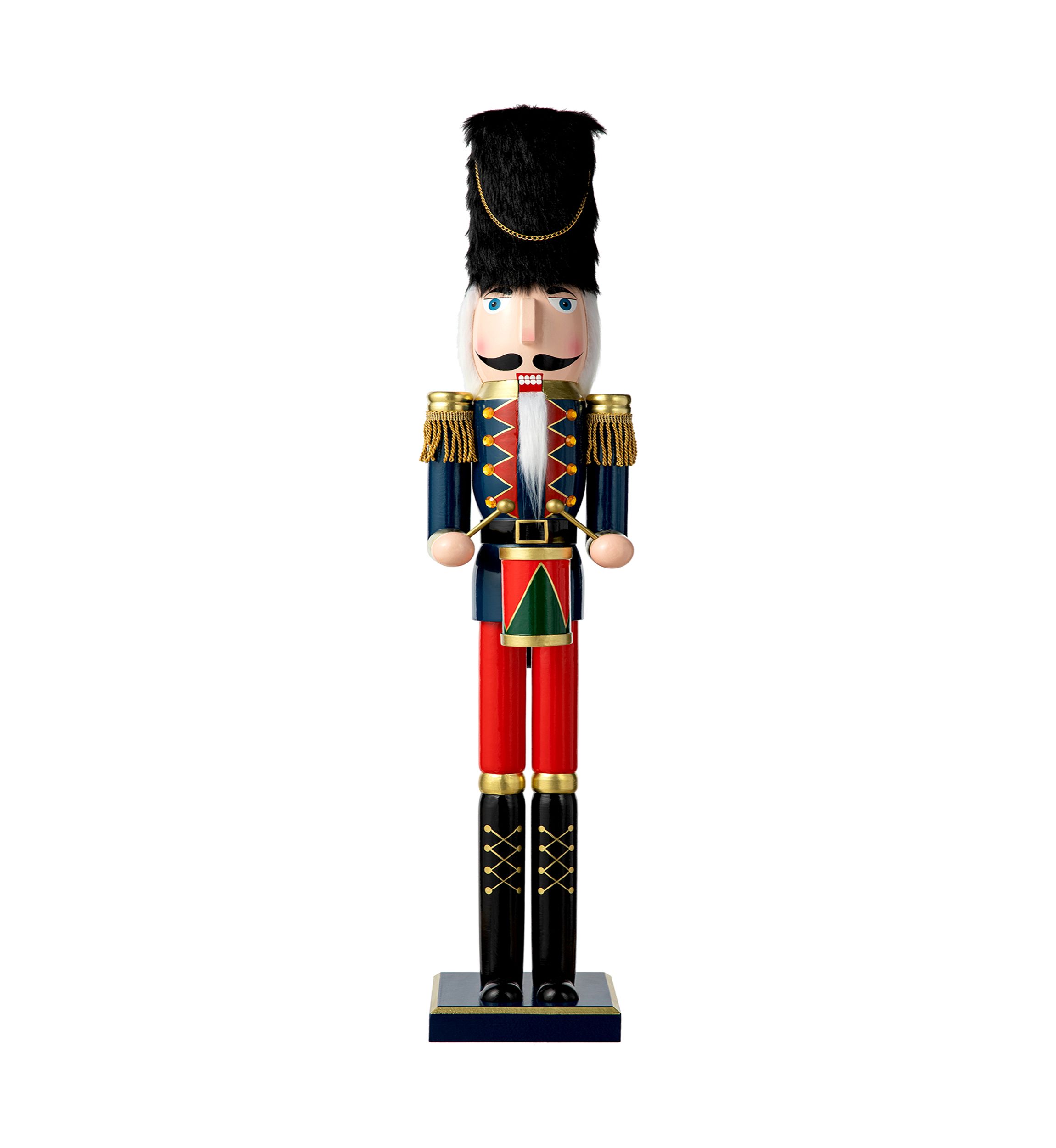 Wooden Christmas Drummer Nutcracker