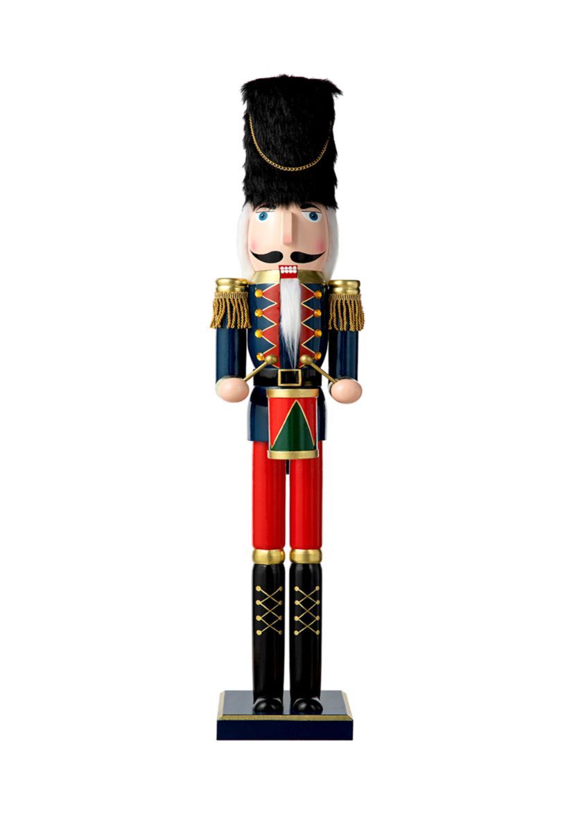 Wooden Christmas Drummer Nutcracker