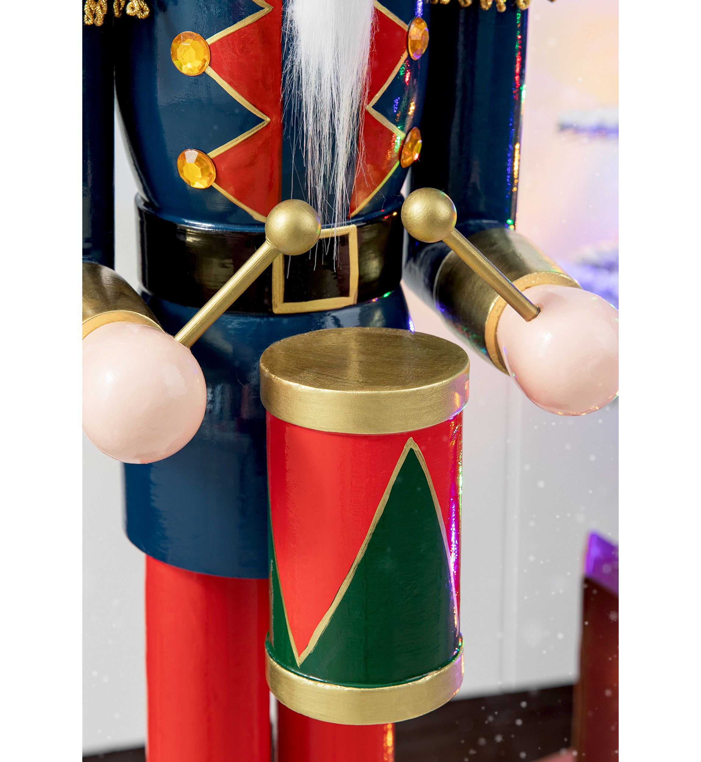 Wooden Christmas Drummer Nutcracker